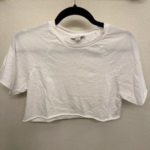 TopShop crop white tee